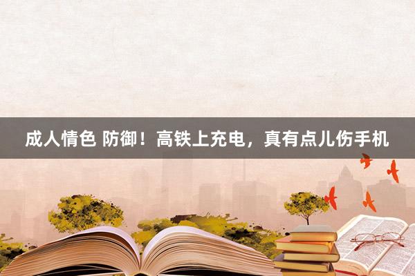 成人情色 防御！高铁上充电，真有点儿伤手机