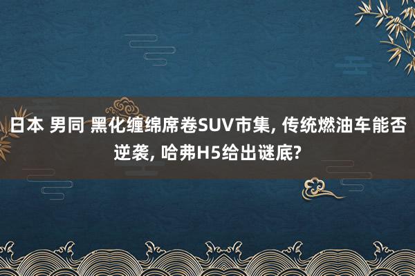 日本 男同 黑化缠绵席卷SUV市集, 传统燃油车能否逆袭, 哈弗H5给出谜底?