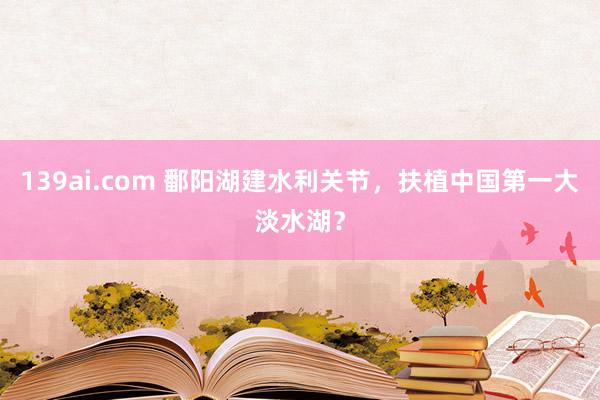 139ai.com 鄱阳湖建水利关节，扶植中国第一大淡水湖？