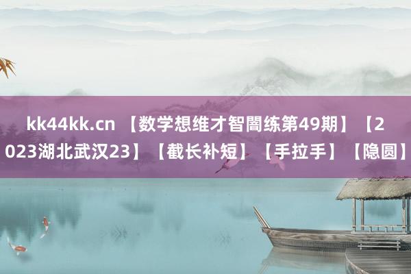 kk44kk.cn 【数学想维才智闇练第49期】【2023湖北武汉23】【截长补短】【手拉手】【隐圆】