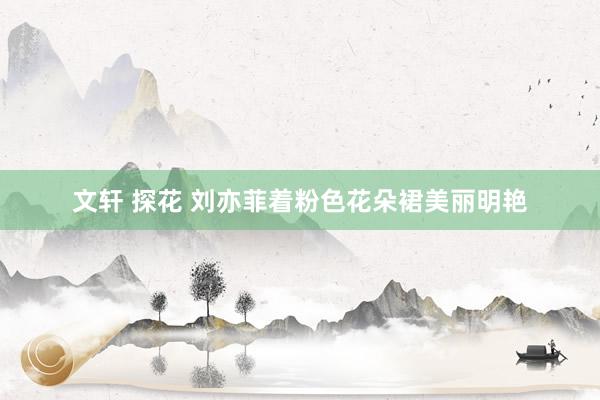 文轩 探花 刘亦菲着粉色花朵裙美丽明艳