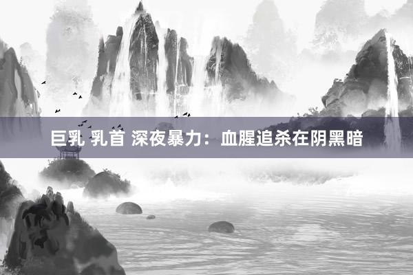 巨乳 乳首 深夜暴力：血腥追杀在阴黑暗