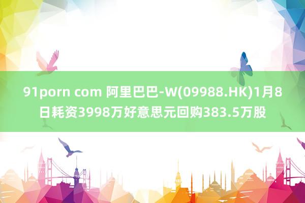 91porn com 阿里巴巴-W(09988.HK)1月8日耗资3998万好意思元回购383.5万股