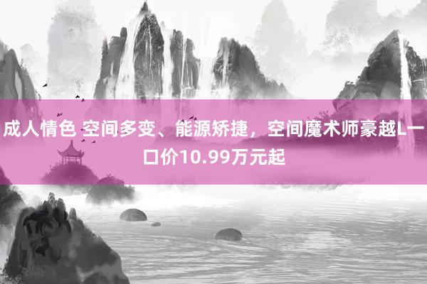 成人情色 空间多变、能源矫捷，空间魔术师豪越L一口价10.99万元起