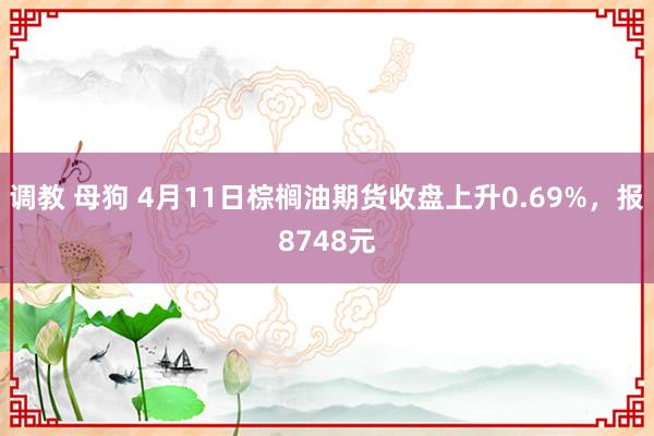 调教 母狗 4月11日棕榈油期货收盘上升0.69%，报8748元